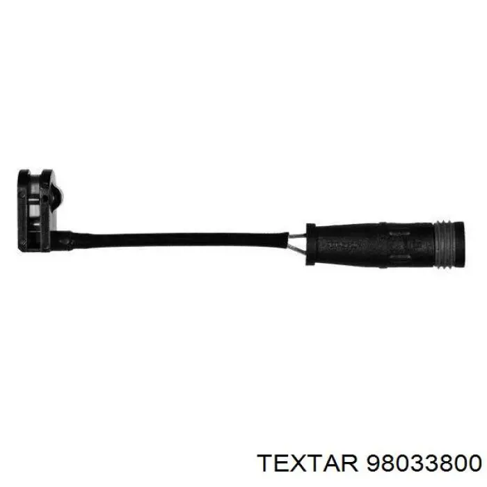 98033800 Textar датчик зносу гальмівних колодок, задній