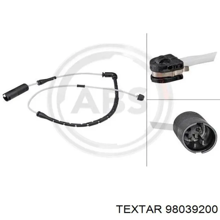 Купити 98039200 Textar Датчик зносу гальмівних колодок