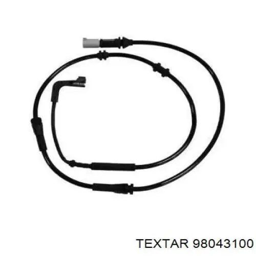 98043100 Textar Датчик зносу гальмівних колодок, задній