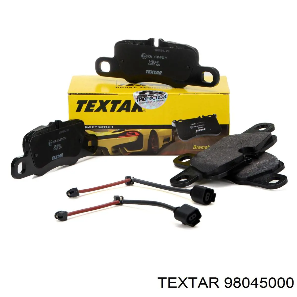 98045000 Textar Датчик зносу гальмівних колодок, задній