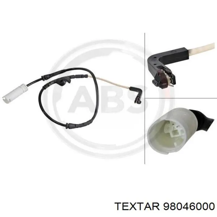 98046000 Textar Сенсор зносу