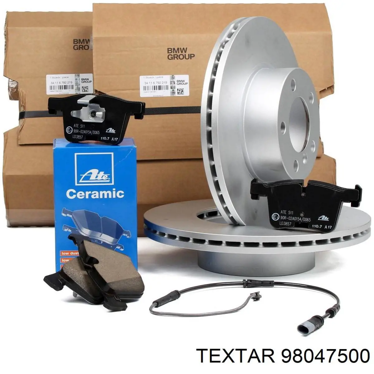 Датчик зносу гальмівних колодок, передній Textar 98047500 ціна, від 11.78 USD