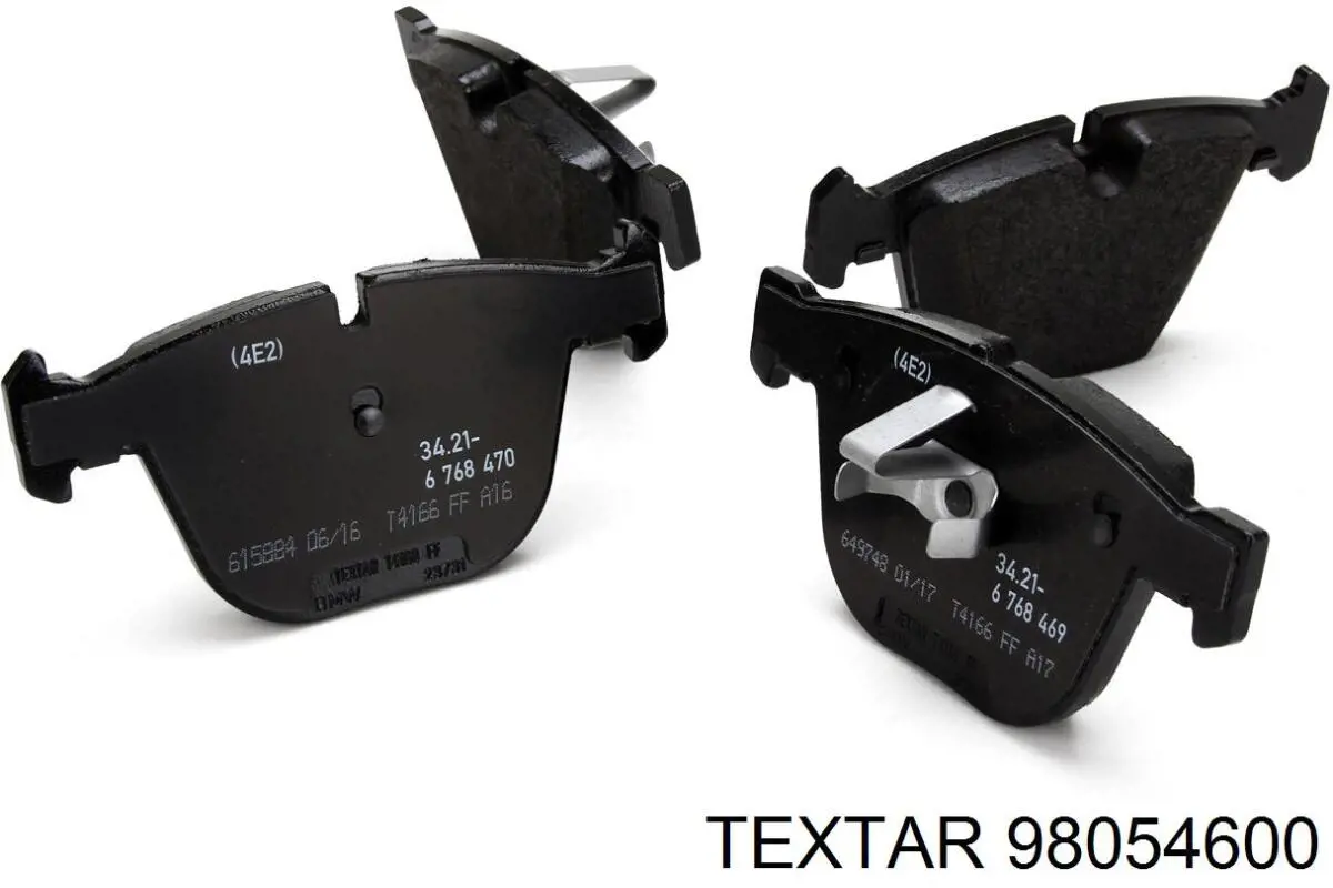 98054600 Textar Датчик зносу гальмівних колодок, задній
