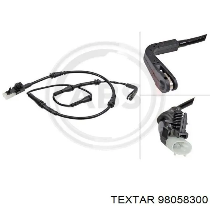 Датчик зносу гальмівних колодок, задній Textar 98058300 ціна, від 15.20 USD