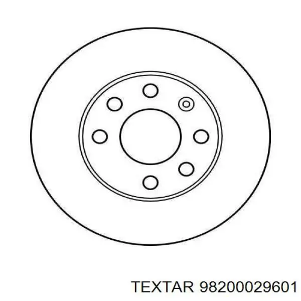 Гальмівні диски передні 98200029601 Textar