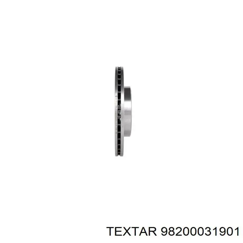 Диск гальмівний передній Textar 98200031901