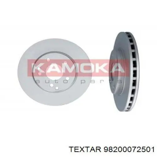 Диск гальмівний передній Textar 98200072501