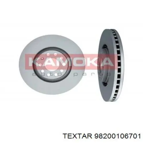 98200106701 Textar Гальмо дискове переднє
