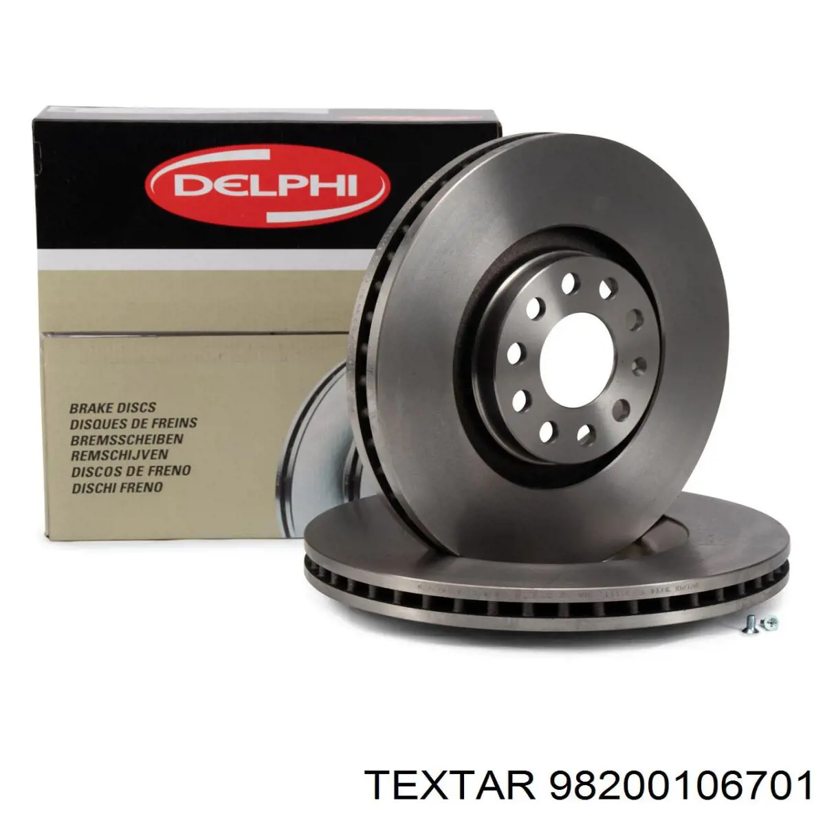 98200106701 Textar Гальмо дискове переднє