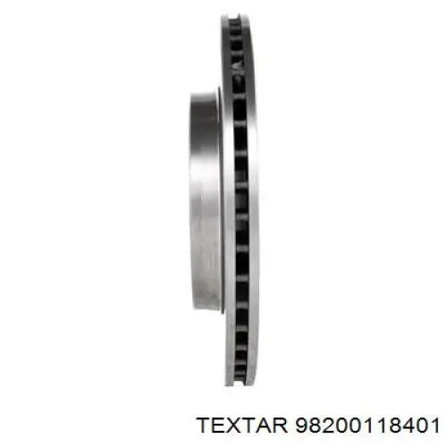 Купити 98200118401 Textar Диск заднього гальма