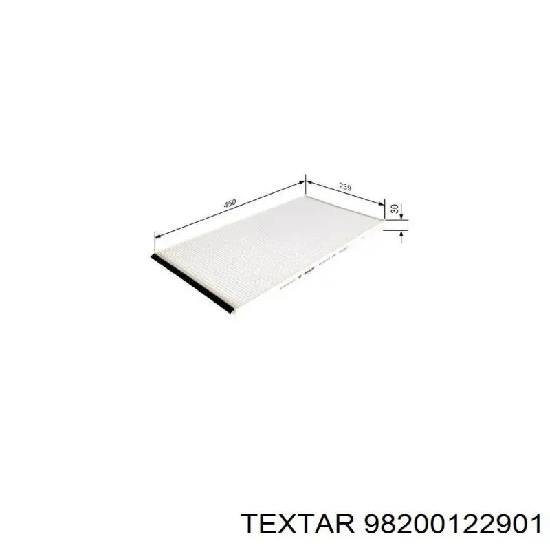 Купити 98200122901 Textar Ротор гальмівний