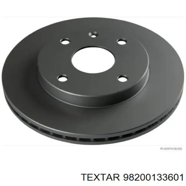 98200133601 Textar Гальмо дискове переднє