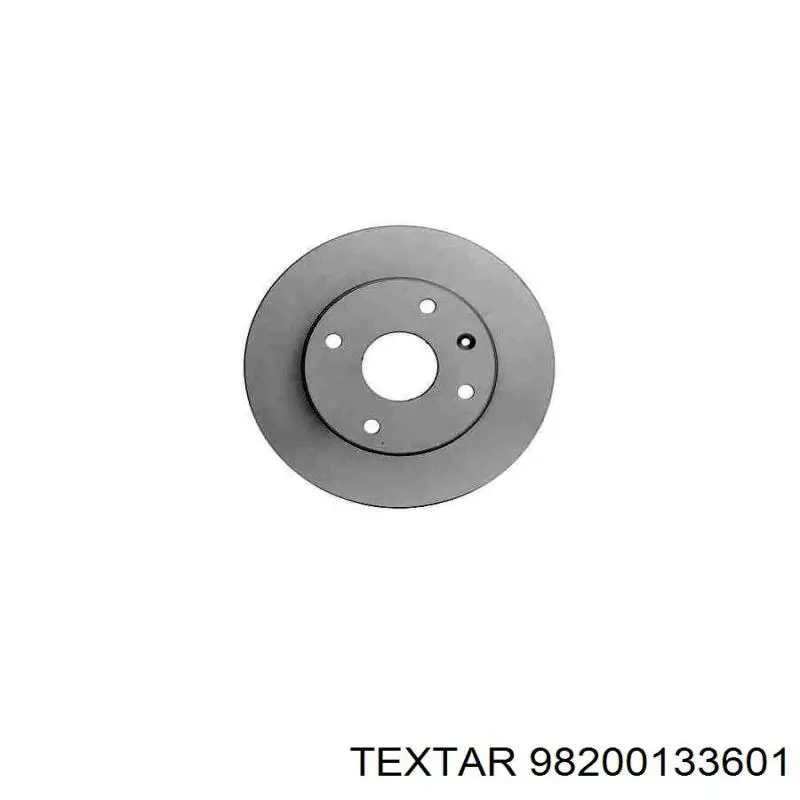 Диск гальмівний передній Textar 98200133601