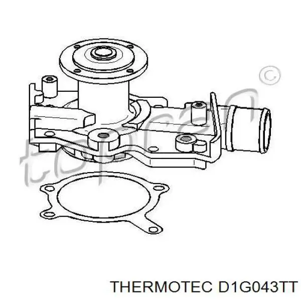 Помпа охолодження Thermotec D1G043TT ціна, від 27.91 USD