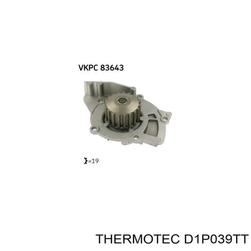 Водяний насос Thermotec D1P039TT