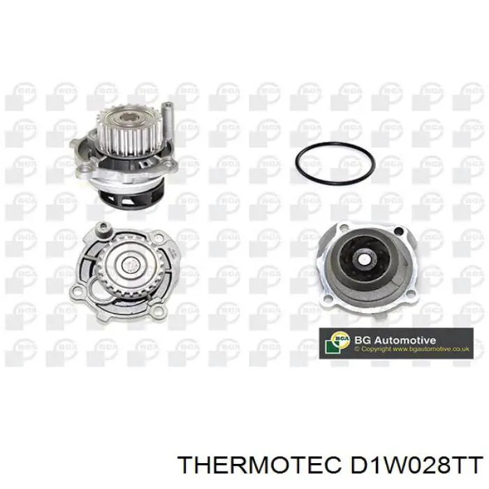 Купити D1W028TT Thermotec Насос охолоджуючої рідини