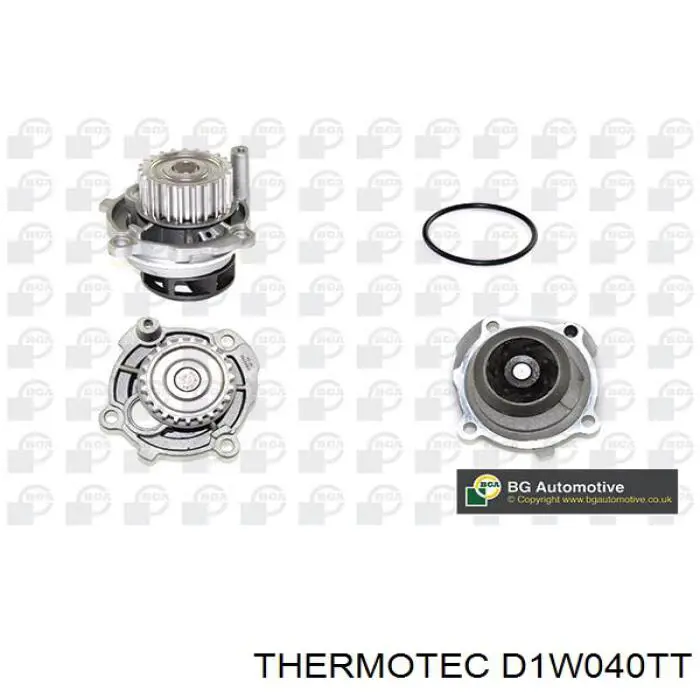 Купити D1W040TT Thermotec Насос охолоджуючої рідини