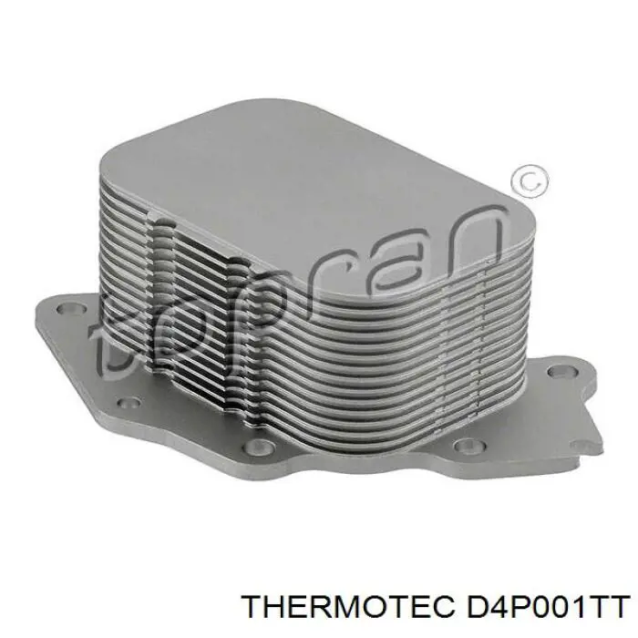 Радіатор масляний (холодильник), під фільтром Thermotec D4P001TT ціна, від 762.38 UAH