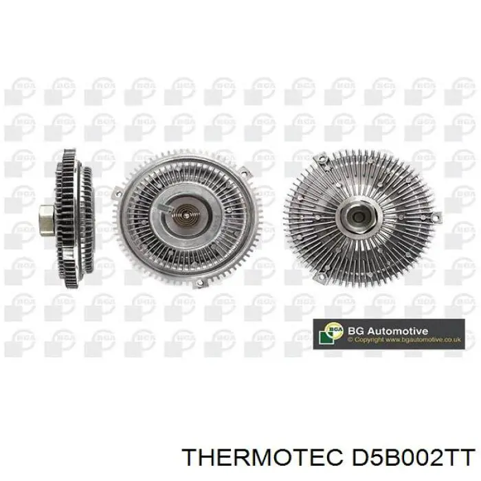 D5B002TT Thermotec вискомуфта, вязкостная муфта вентилятора охолодження