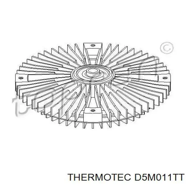 D5M011TT Thermotec вискомуфта, вязкостная муфта вентилятора охолодження