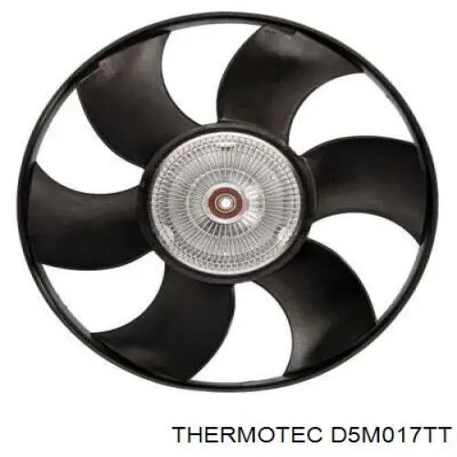 D5M017TT Thermotec вентилятор/крильчатка радіатора охолодження
