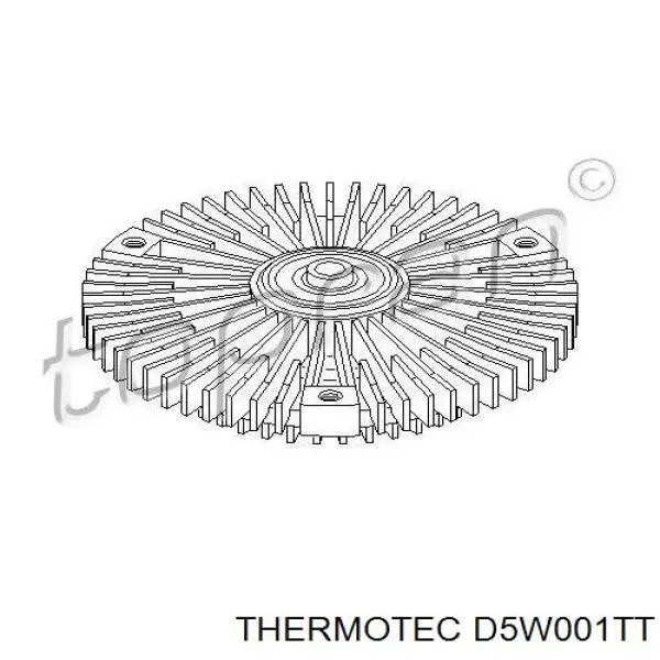 В'язкова муфта вентилятора Thermotec D5W001TT ціна, від 54.48 USD