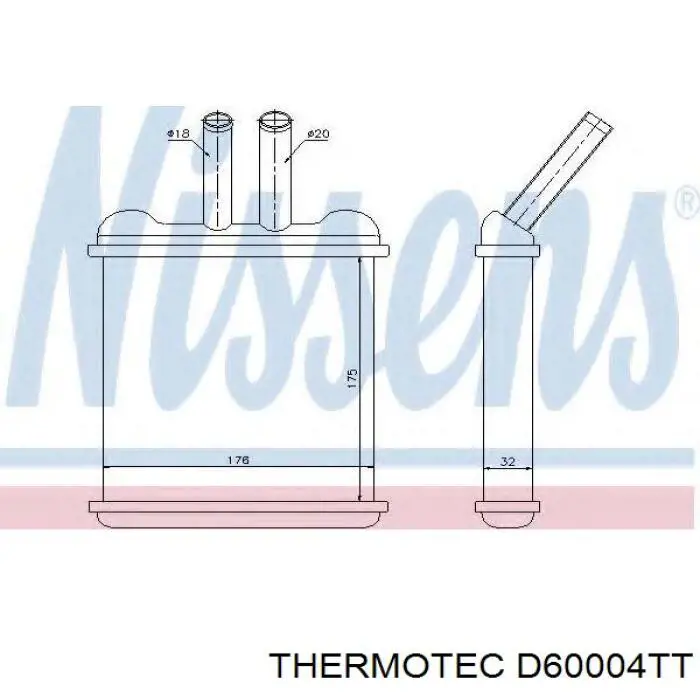 Купити D60004TT Thermotec Теплообмінник