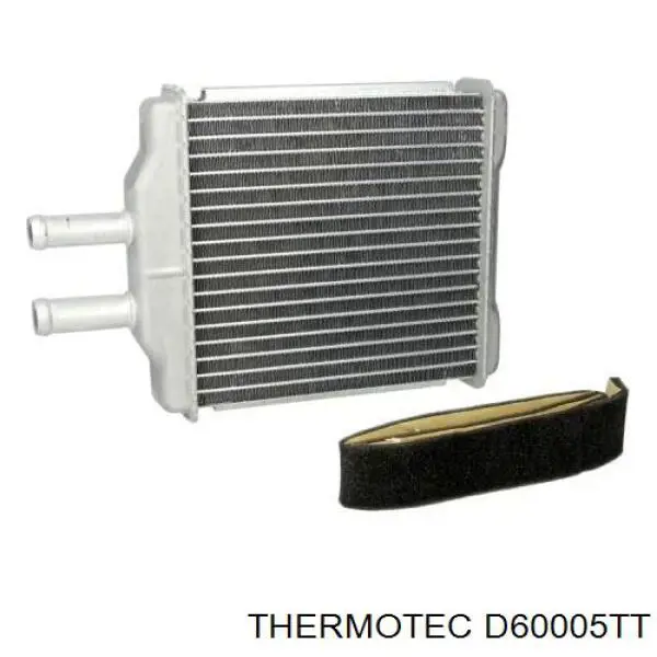 D60005TT Thermotec радіатор пічки (обігрівача)