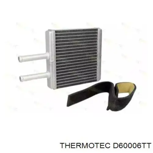 D60006TT Thermotec радіатор пічки (обігрівача)