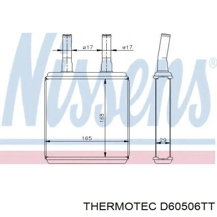 Купити D60506TT Thermotec Теплообмінник