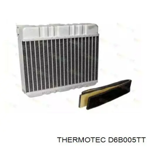 Радіатор пічки (обігрівача) D6B005TT Thermotec