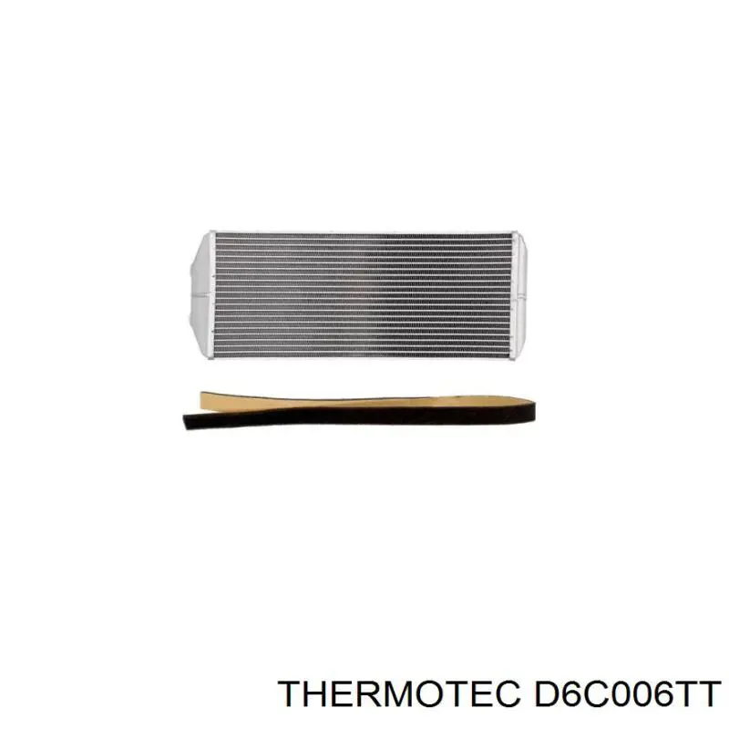 Радіатор пічки (обігрівача) D6C006TT Thermotec