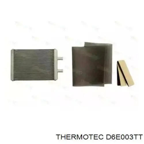 Радіатор пічки D6E003TT Thermotec