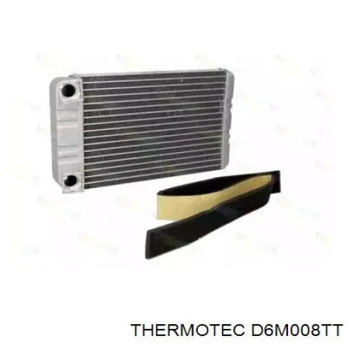 Радіатор пічки (обігрівача) D6M008TT Thermotec