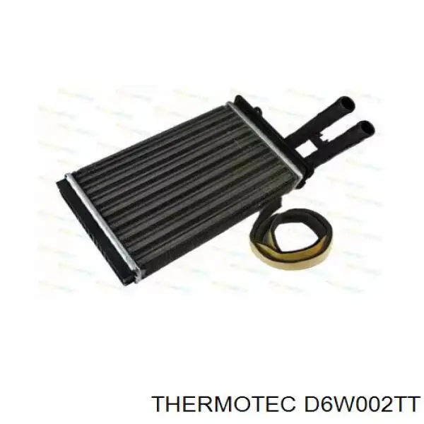 Радіатор пічки (обігрівача) Thermotec D6W002TT ціна, від 15.20 USD