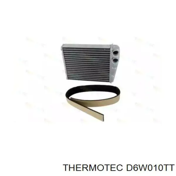 Радіатор пічки (обігрівача) Thermotec D6W010TT ціна, від 28.89 USD