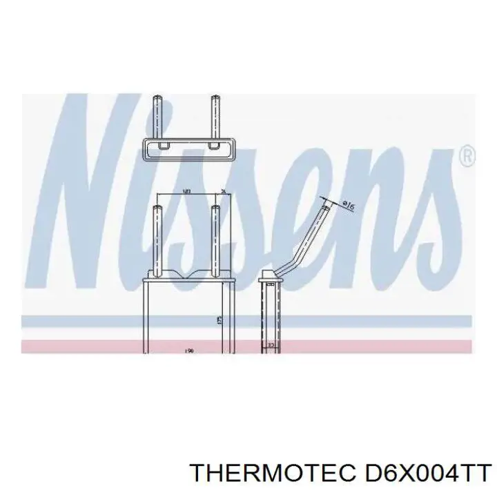 Купити D6X004TT Thermotec Теплообмінник