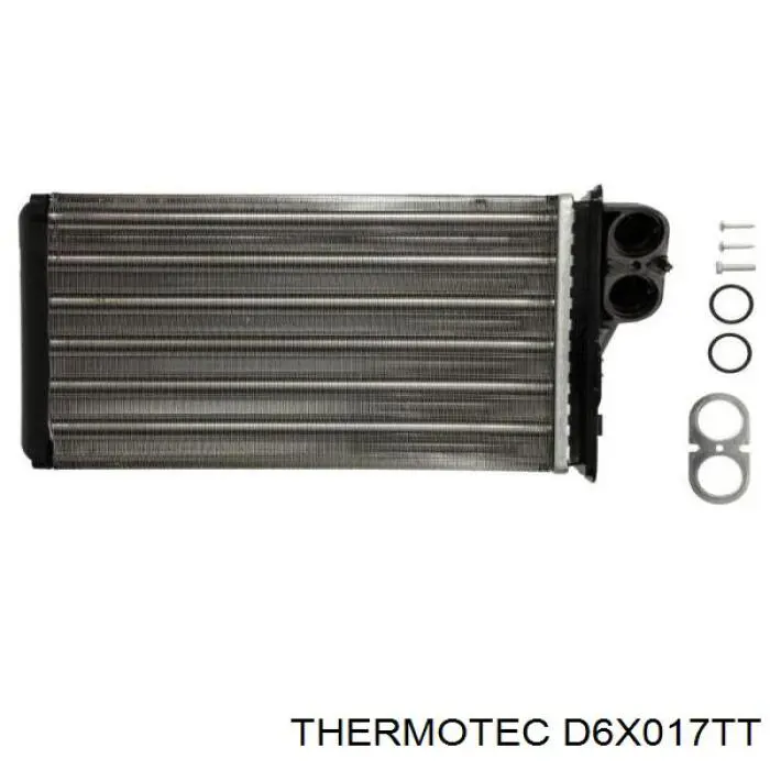 D6X017TT Thermotec радіатор пічки (обігрівача)