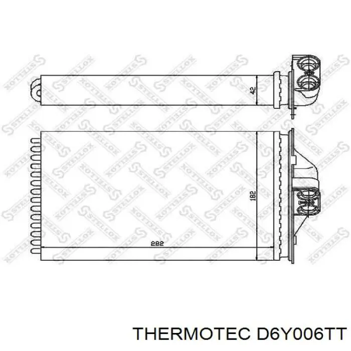 Купити D6Y006TT Thermotec Теплообмінник