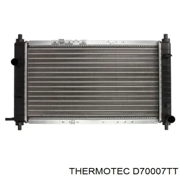 D70007TT Thermotec радіатор охолодження двигуна