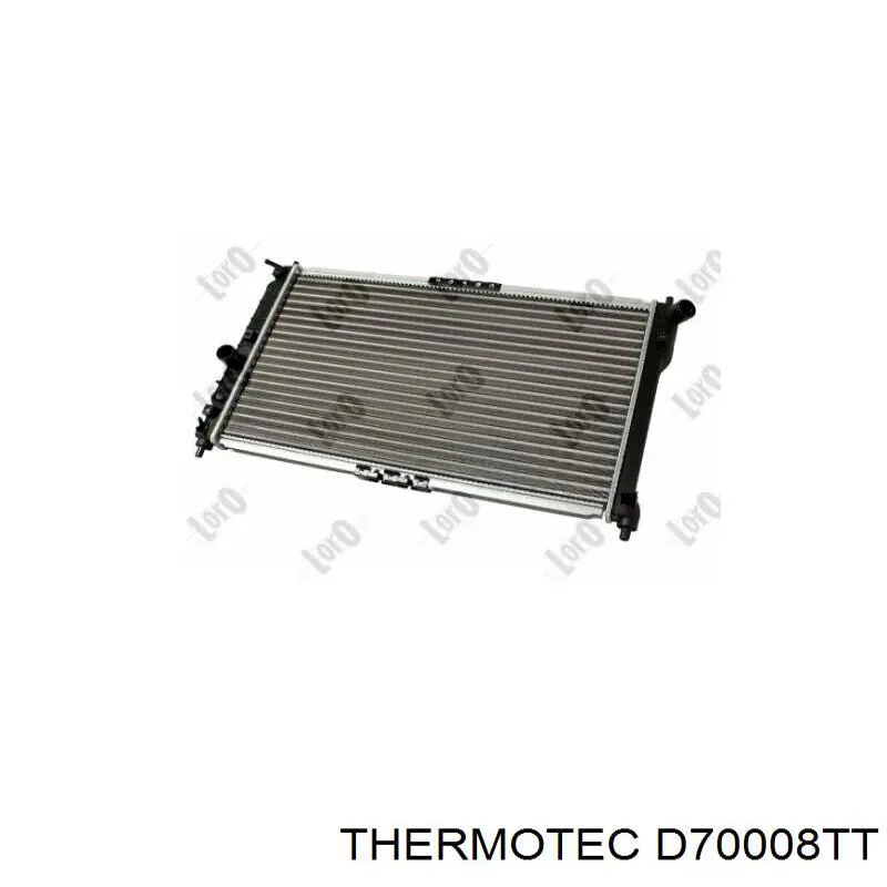 D70008TT Thermotec радіатор охолодження двигуна