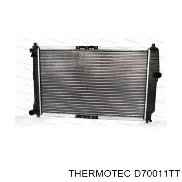 D70011TT Thermotec радіатор охолодження двигуна