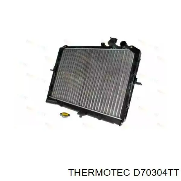 Купити D70304TT Thermotec Радіатор двигуна