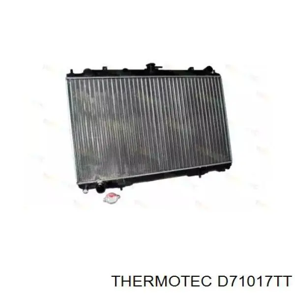 Купити D71017TT Thermotec Радіатор двигуна