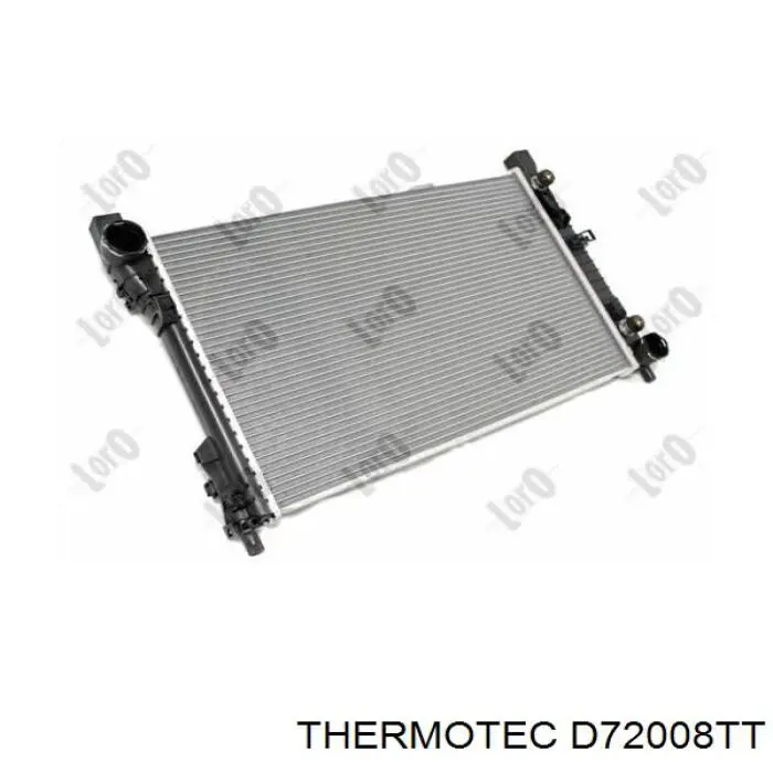Купити D72008TT Thermotec Радіатор двигуна