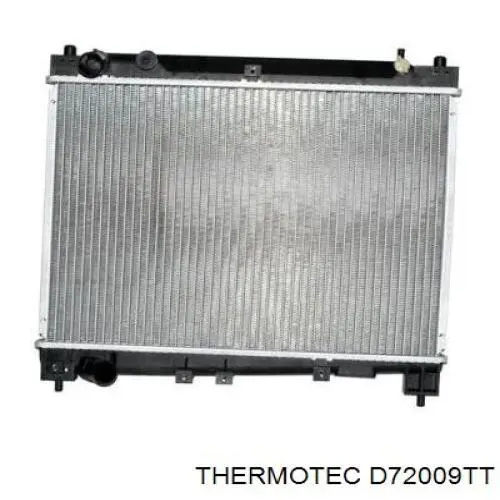D72009TT Thermotec радіатор охолодження двигуна