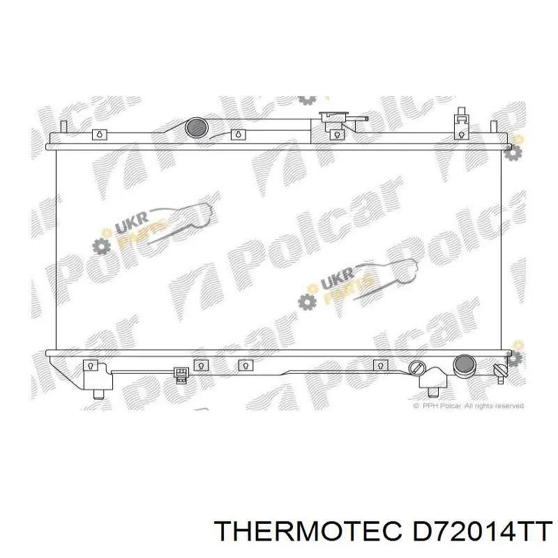 Радіатор D72014TT Thermotec