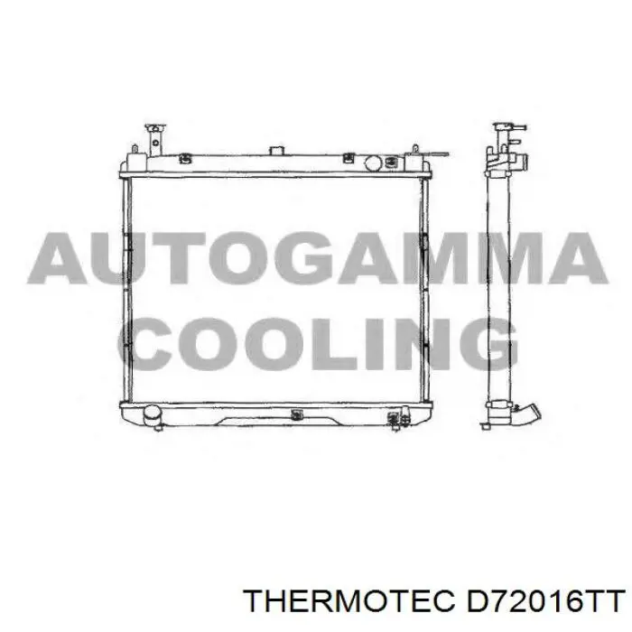 Радіатор D72016TT Thermotec
