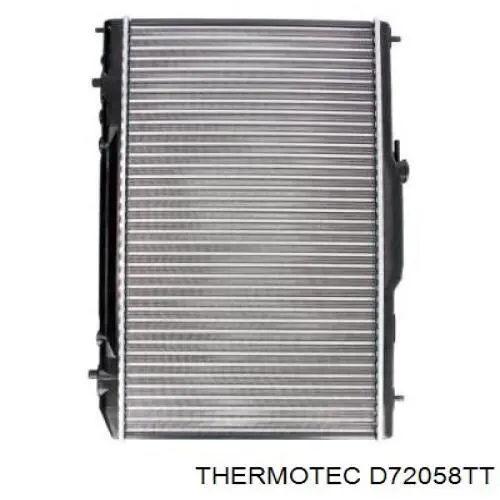 D72058TT Thermotec радіатор охолодження двигуна