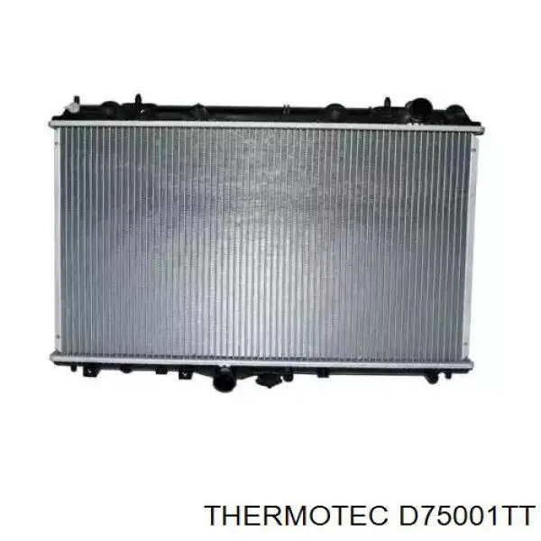 D75001TT Thermotec радіатор охолодження двигуна